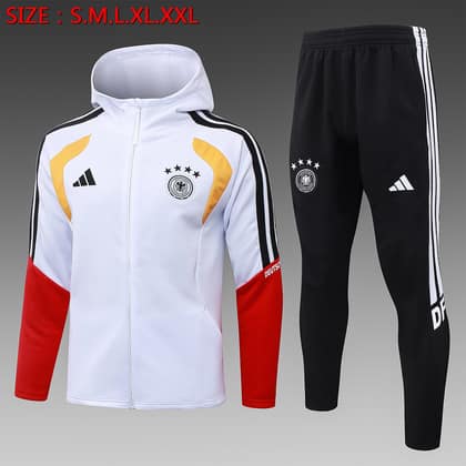 Chándal Alemania 26/27 blanco · con capucha