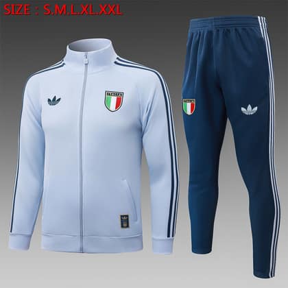 Chándal Italia 26/27 azul claro · cremallera entera