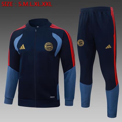 Chándal Bayern de Múnich 26/27 azul · cremallera entera (modelo 2)