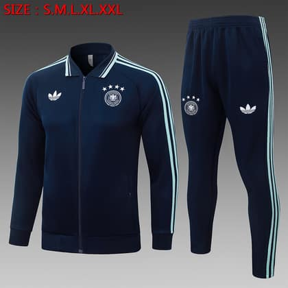 Chándal Alemania 26/27 azul · cremallera entera (modelo 2)