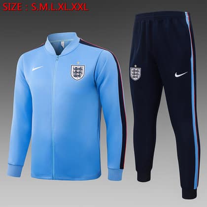 Chándal Inglaterra 26/27 azul claro · cremallera entera