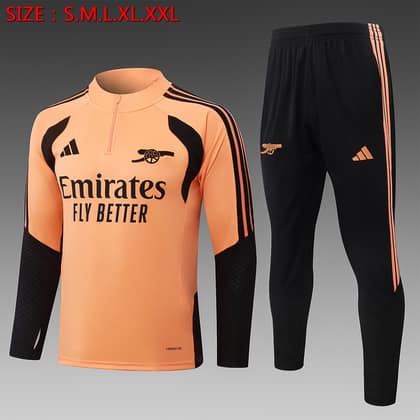 Chándal Arsenal 26/27 naranja · media cremallera
