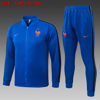 Chándal Francia 26/27 azul celeste · cremallera entera