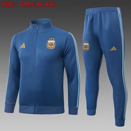 Chándal Argentina 26/27 azul · cremallera entera (modelo 2)