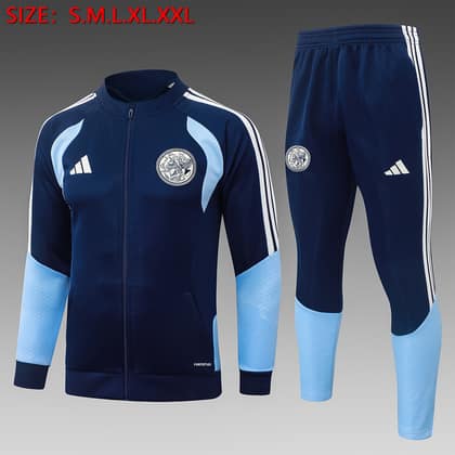 Chándal Ajax 26/27 azul oscuro · cremallera entera