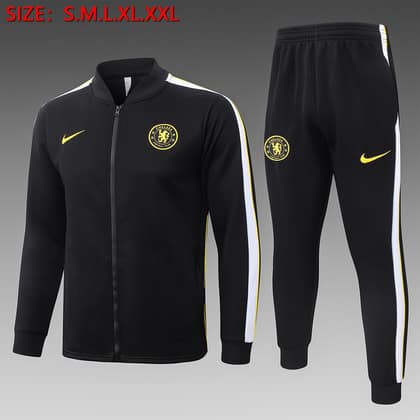 Chándal Chelsea 26/27 negro · cremallera entera (modelo 2)