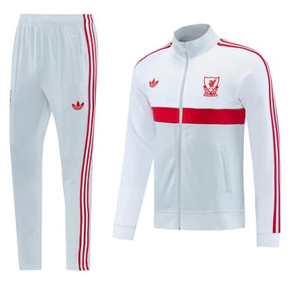 Chándal Liverpool 26/27 gris · cremallera entera