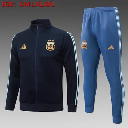 Chándal Argentina 26/27 azul · cremallera entera