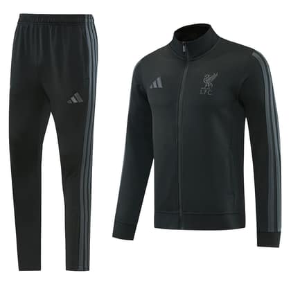 Chándal Liverpool 26/27 negro · cremallera entera (diseño 1)