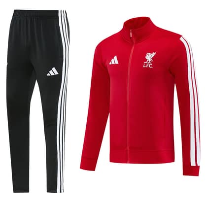 Chándal Liverpool 26/27 rojo · cremallera entera
