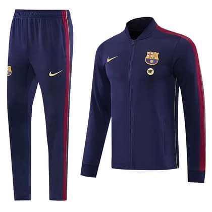 Chándal FC Barcelona 26/27 azul · cremallera entera