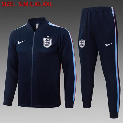 Chándal Inglaterra 26/27 azul · cremallera entera
