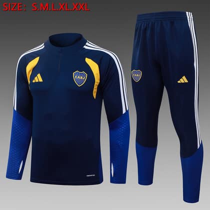 Chándal Boca Juniors 26/27 azul · media cremallera
