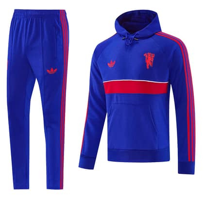 Chándal Manchester United 26/27 azul celeste · con capucha