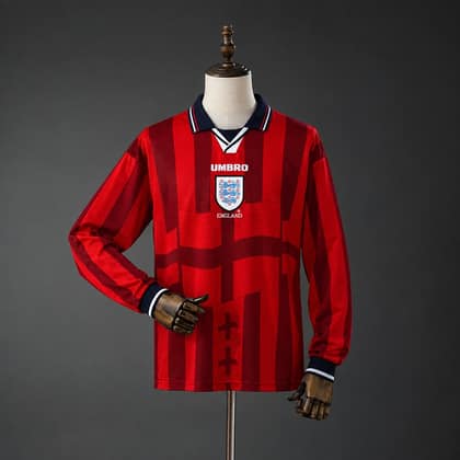 Inglaterra Retro Visitante 1998 Manga larga