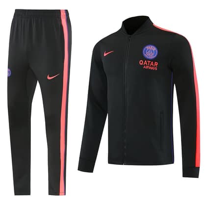 Chándal PSG 26/27 negro · cremallera entera