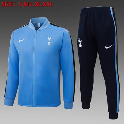 Chándal Tottenham Hotspur 26/27 azul claro · cremallera entera