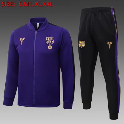 Chándal FC Barcelona 26/27 morado · cremallera entera