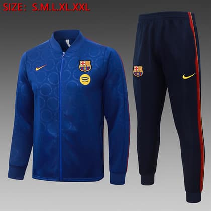 Chándal FC Barcelona 26/27 azul celeste · cremallera entera