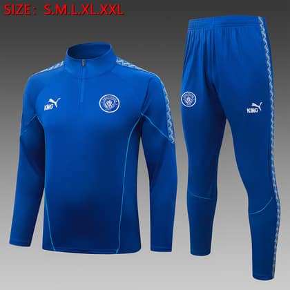 Chándal Manchester City 26/27 azul celeste · media cremallera