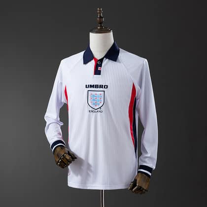 Inglaterra Retro 1998 Manga larga
